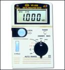  YF-506 数字绝缘电阻测试仪(兆欧表),3 1/2数位,2000计算LCD显示,自动量程,数据锁定,测量短路电流1.2mA,DCV/ACV:0.001～600V,MΩ:0.1MΩ～2000MΩ/250V    0.1MΩ～200MΩ/500V  0.1MΩ2000MΩ/1000V,鸣响连续性测试
