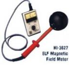 HI-3627 ELF磁场强度测试仪,测量任何ELF磁场源所产生的磁场，包括单，多相电气电路，视频显示终端，家用电线，设施和输电线等.响应频率范围5-2000 Hz.磁场强度范围0.2mG-20 gauss.全向探头，真有效值读数
 