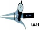  LA-11 大型针盘式外卡规 .最小读值:0.1MM.测量范围:0-50MM;量测喉深:125MM